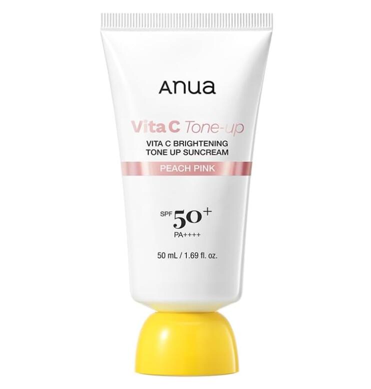 ANUA(アヌア) ビタCトーンアップサンクリーム 50ml SPF50+ PA++++ ビタミン 化粧下地 日焼け止め