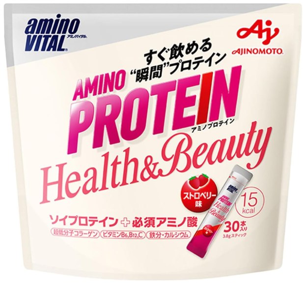 アミノバイタル 味の素 アミノプロテイン for woman ストロベリー味 スティック 30本入パウチ