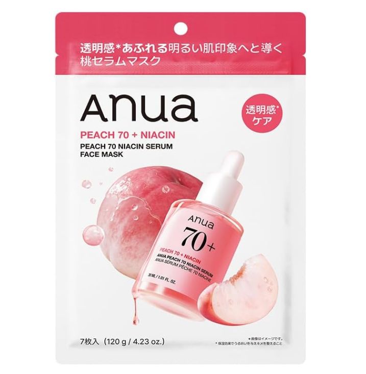 楽天市場】桃 アヌア（シートマスク・フェイスパック｜スキンケア