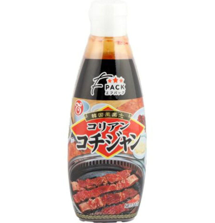 商品情報甘口の唐辛子と味噌をベースにしたコチジャン(韓国風唐辛子味噌)を、使い易く保管に便利な容器にパックしました。メーカー独自の製法により、辛味だけでなく旨味を引き出したコチジャンです。焼肉料理や韓国料理の味を引き立てる調味料です。原材料 みそ(国内製造)、糖類(砂糖、水あめ、ぶどう糖)、発酵調味料、唐辛子、食塩、米粉、おろしにんにく、魚醤(魚介類)、大豆粉／ソルビット、調味料(アミノ酸等)、パプリカ色素、酸味料メーカーの都合により、パッケージ・仕様等は予告なく変更になる場合がございます。メーカー欠品または完売の際、キャンセルをお願いすることがあります。ご了承ください。急遽在庫切れになる場合がございます。その節は何卒ご容赦賜りますようお願い申し上げます。
