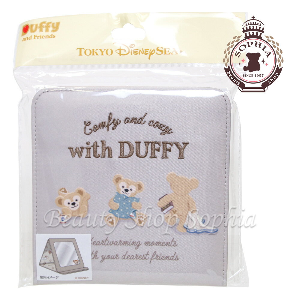 ダッフィー ミラー 鏡 ウインターアイテム 2023 Comfy and cozy with DUFFY ディズニー グッズ お土産【東京ディズニーシー限定】