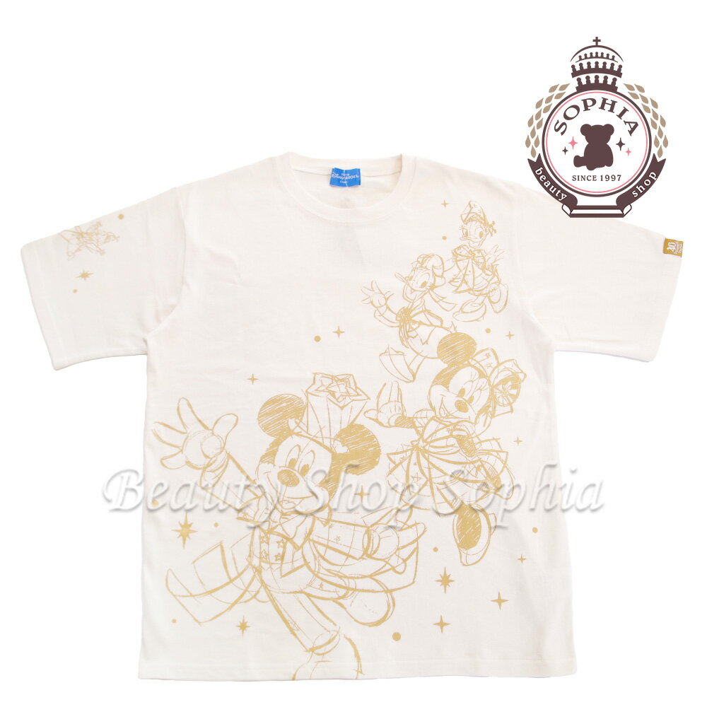 ミッキー＆フレンズ Tシャツ（アイボリー） M-L 40周年 アニバーサリー グランドフィナーレ 2024 40th ディズニー グッズ お土産【東京ディズニーリゾート限定】のサムネイル