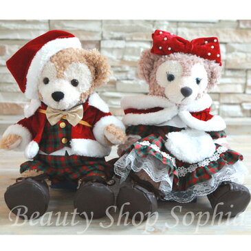 ダッフィー シェリーメイ クリスマス コスチュームセットぬいぐるみ別売 【送料無料】オリジナル ハンドメイドX'mas サンタクロース Sサイズ コスチュームダッフィー クリスマス グッズ 洋服 あす楽対応