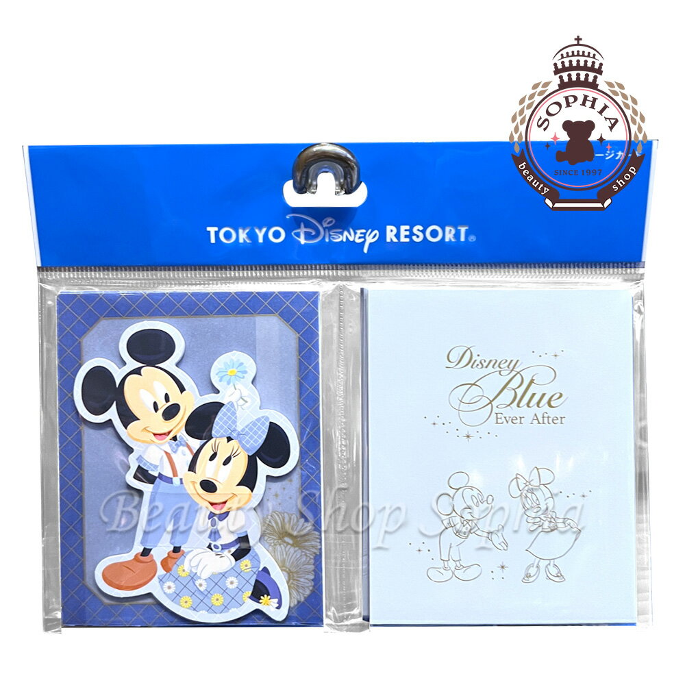 ミッキー＆ミニー メッセージカード ブルーエバーアフター 2023 ディズニー グッズ お土産 【東京ディズニーリゾート限定】のサムネイル