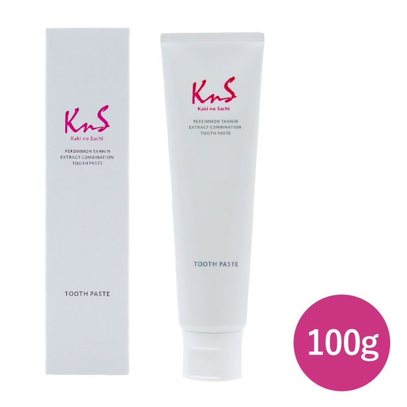 KnS 薬用柿渋ハミガキ 100g | かきのさち 柿渋 臭い 歯磨き粉 口臭 口臭対策 口臭予防 口臭ケア ハミガキ ホワイトニング 薬用歯磨き粉 はみがき ハミガキ粉 歯みがき 歯周病予防 口臭歯磨き 歯周病歯磨き