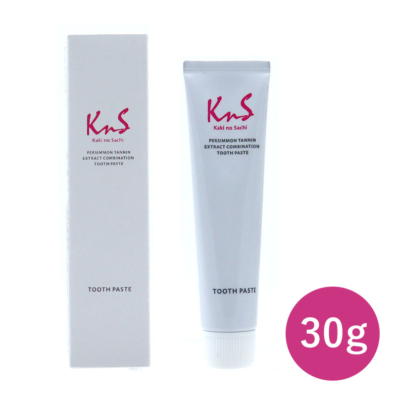 KnS 薬用柿渋ハミガキ mini 30g | かきのさち 柿渋 臭い 歯磨き粉 口臭 口臭対策 口臭予防 口臭ケア ハミガキ ホワイトニング 薬用歯磨き粉 はみがき ハミガキ粉 歯みがき 歯周病予防 口臭歯磨き 歯周病歯磨き