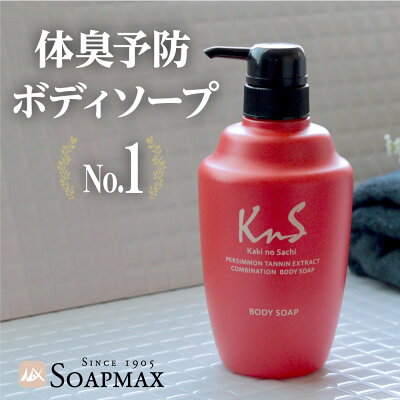 【 KnS 】柿のさち 薬用 柿渋 ボディソープ 450mL