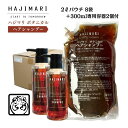 山陽物産 業務用 シャンプー 16L （ 2Lパウチ ×8袋+ 300ml 専用容器 2本 ） 極上 ハジマリ ボタニカル 日本製 ホテルアメニティ 大容量 詰替え 自然由来素材 植物エキス 9種 まとめ買い お得 しっとり さっぱり 保湿 HAJIMARI ボタニカルシャンプー