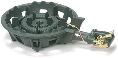 タチバナ製作所 鋳物コンロ TS-210HP 二重 羽根付 種火付 業務用 中華鍋用 プロ 商品 高火力 都市ガス LPガス 鍋 煮物 中華料理