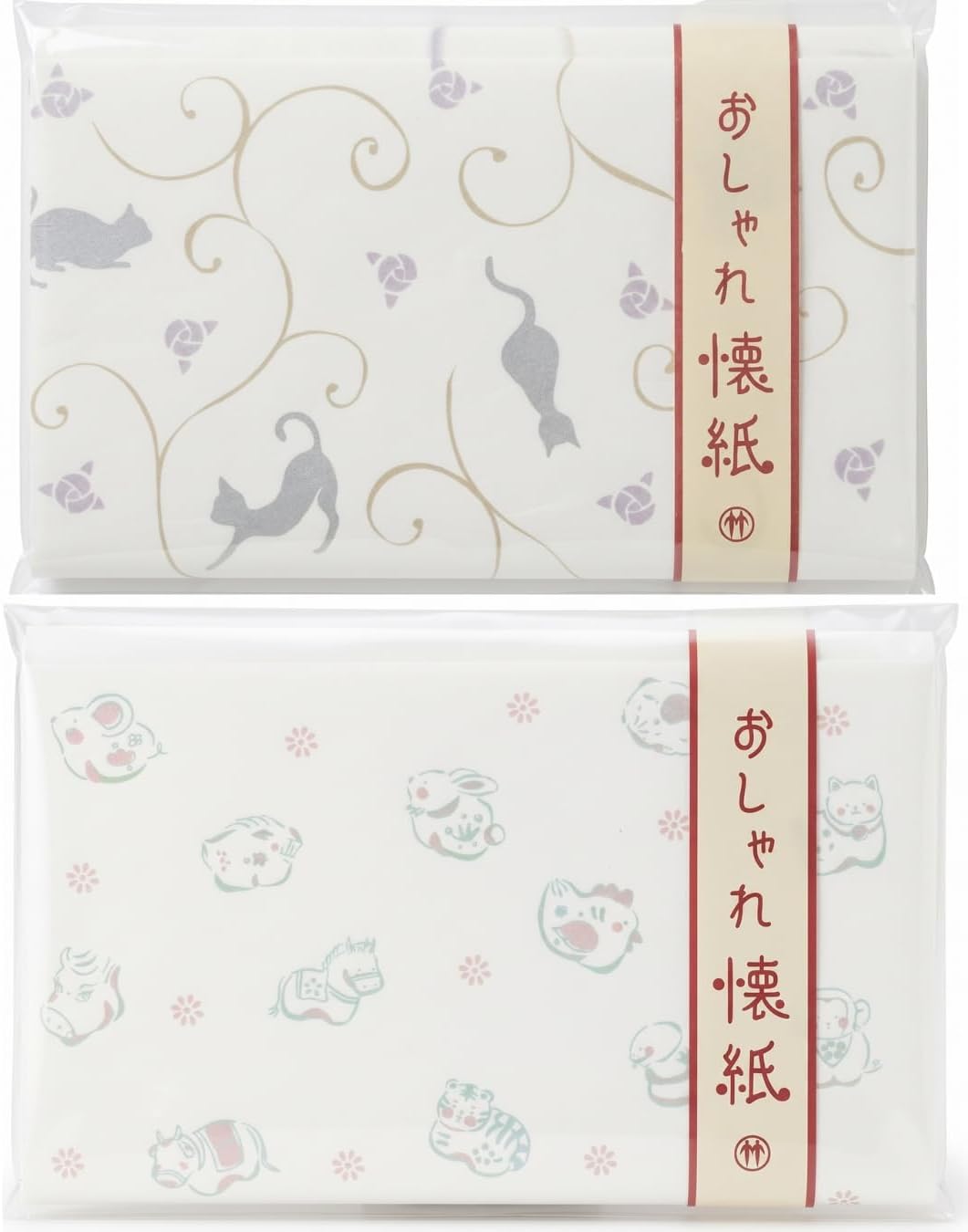 日常のさまざまなシーンで使える、華やかでかわいい「おしゃれ懐紙（30枚入り）」 伝統的なお茶席はもちろん、普段の暮らしのなかで自由にお使いいただける、日本製の和紙で作られたおしゃれな柄入り懐紙です。 やさしい和柄のデザインが施されており、テーブルコーディネートやちょっとした日常の工夫に華を添えてくれます。 【おすすめの使い方】お菓子の受け皿に：和菓子や洋菓子、天ぷらなどの敷き紙として。 ポチ袋・箸袋折りに：折り紙のように折るだけで、オリジナルのポチ袋や箸袋が作れます。 お手紙・メモ帳に：一言添えるメッセージカードや便箋代わりに。