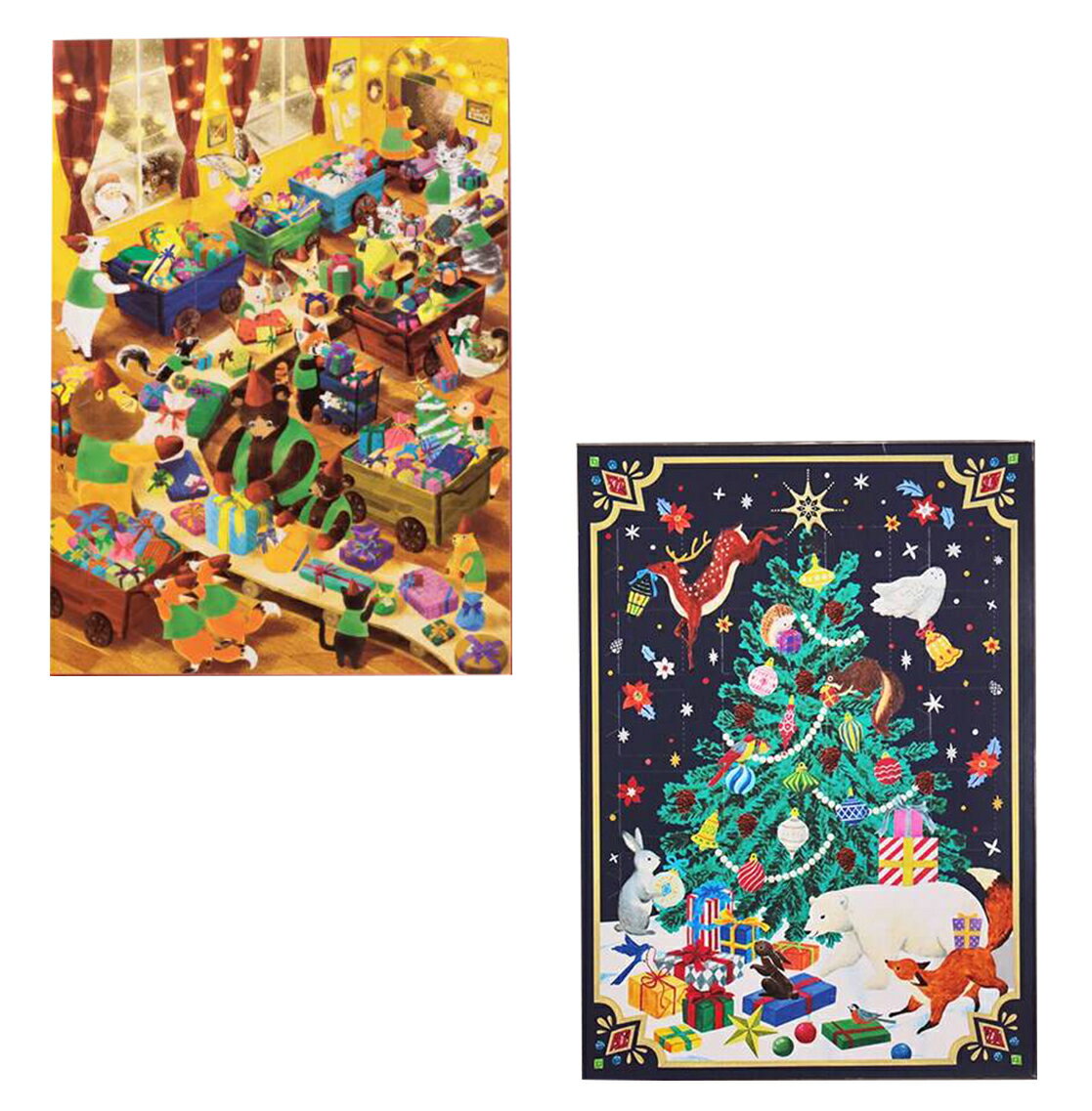 2025 カルディ KALDI チョコカレンダー 森のクリスマスとクリスマスファクトリーのセット クリスマスアドベントカレンダー チョコレート チョコ ギフト プレゼント 子供 大人 女の子 男の子 お菓子 カウントダウンのサムネイル