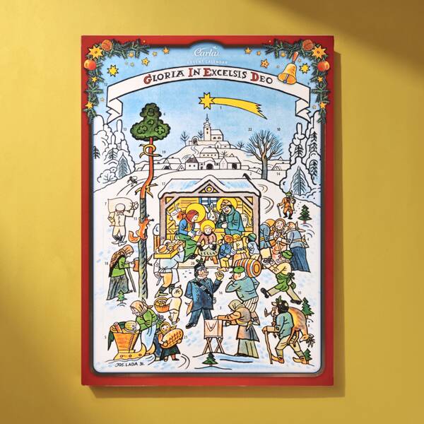 2025 カルディ KALDI チョコカレンダー チョコカレンダー アドベントカレンダー カーラ　(ヨゼフ・ラダデザイン) クリスマス チョコレート チョコ ギフト プレゼント 子供 大人 女の子 男の子 お菓子 カウントダウンのサムネイル