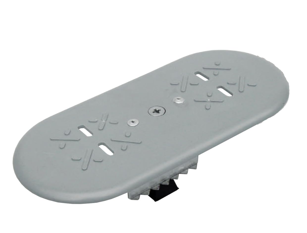 2枚セット グレー 側溝 カバー セーフティープレート BST-G 100×220mm 樹脂製 コンクリート製 みぞ蓋 ..