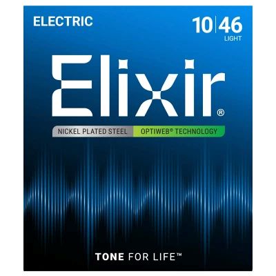 Rakuten - Elixir エリクサー エレキギター弦 19052 Optiweb Light .010-.046