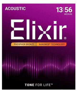 Rakuten - Elixir エリクサー NANOWEB Phosphor Bronze アコースティック ブロンズ 16102 アコースティックギター弦 LIGHT GAUGE .013- .056