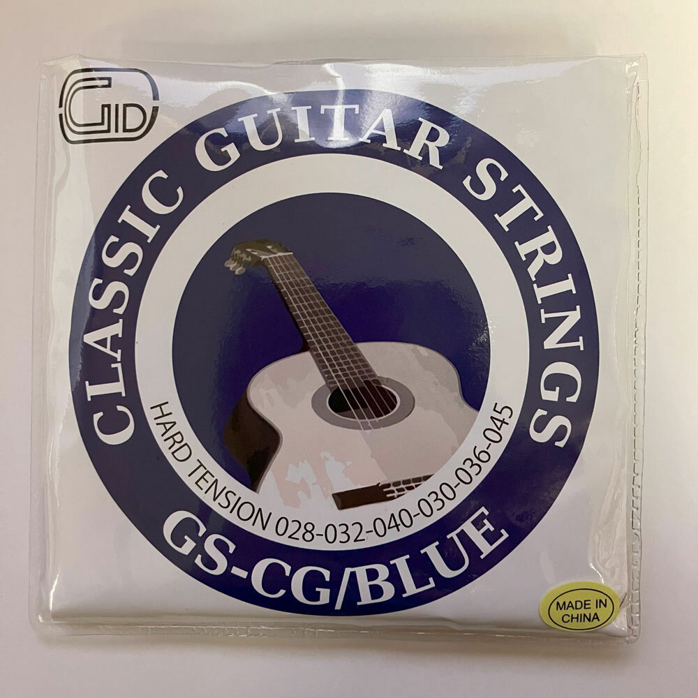 GID STRINGS GS-CG/BLUE 饷å CLASSIC GUITAR STRINGS HARD TENSION .028 - .045