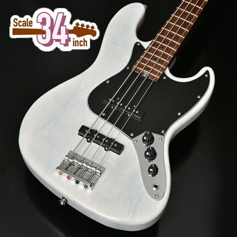 SOAR MUSICのBacchus バッカス WL4-ASH/RSM ローステッドメイプルネック採用 アッシュボディ エレキベース グローバルシリーズ ジャズベース タイプ｜アングル2