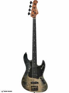 Rakuten - Bacchus WOODLINE4-Premium/FT #107373 BLU-GRD フレイムトチ トップ バーズアイメイプルネック バッカス ウッドライン エレキベース