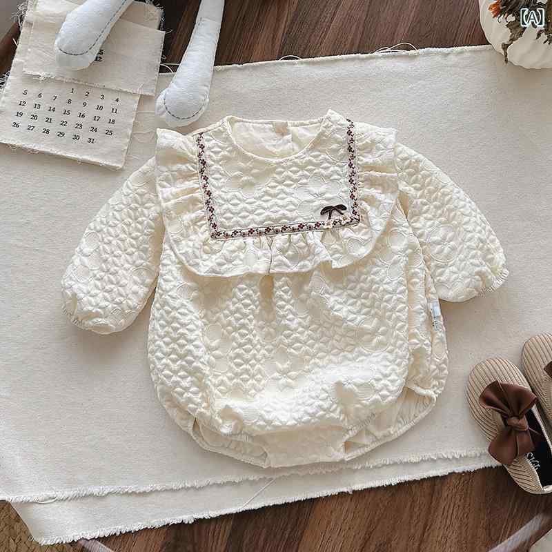 カバーオール 女の子 ベビー服 ロンパース 春秋 新生児 長そで かわいい キュート ...