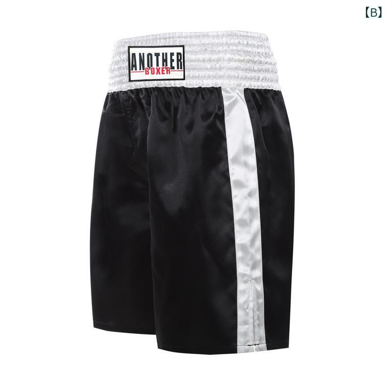 ふんわり暮らし鞄店のショートパンツ メンズ 総合格闘技 MMA キックボクシング ボクシング 散打 UFC プロ仕様 トレーニング フィットネス スポーツ 練習 ワークアウト ジム 競技用｜アングル3
