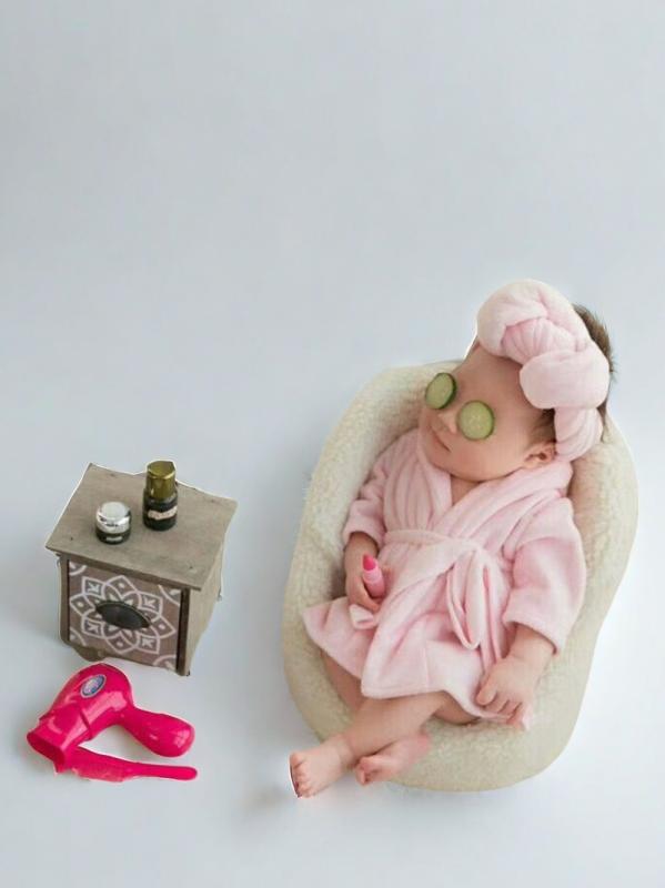 ベビー服 新生児 赤ちゃん 撮影用 バスローブ フランネル 柔らかい かわいい 衣装 ...
