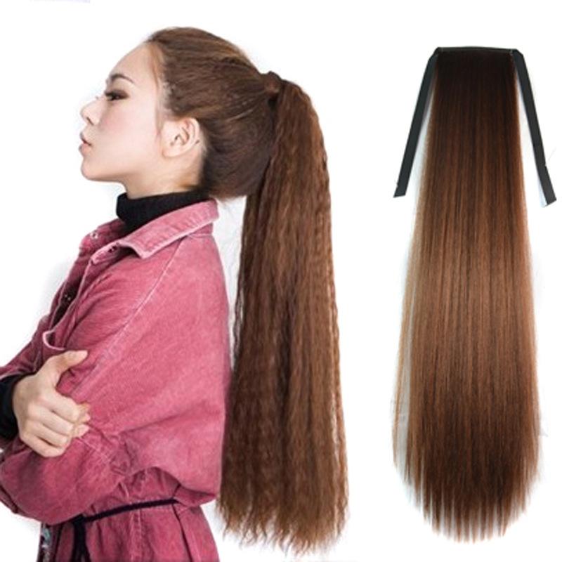 ・カテゴリ: 付け毛ポニーテール・対象: 女性・ポニーテールスタイル: ヘア束・髪素材: 耐熱ファイバー・製造方法: 機械式・カラー展開: ナチュラルブラック、ライトブラウン、ブラック、ダークブラウン、ブラウンブラック、ワインレッド