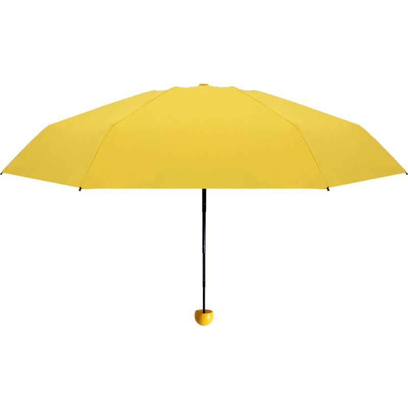 日傘 レディース カプセルケース付 5つ折り 折りたたみ傘 雨晴兼用 超軽量 コンパクト 携帯 ミニ UVカット 遮光 黒色コーティング 防風 撥水 ポケットサイズ 春夏 梅雨 旅行 通勤 通学 ピンク ブルー イエロー レッド