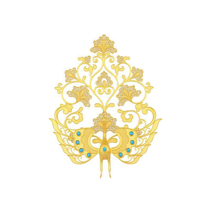 簪 レディース 女性用 唐風 古風 レトロ 鳳凰 花枝モチーフ 豪華 華やか 和装 漢服 まとめ髪 結い髪 お姫様 ヘアアクセサリー