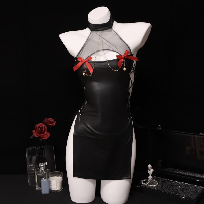 ・カテゴリ: 紧身衣・主な素材: ポリエステル・性別: 女性用・カラー展開: ブラック、ブラック+同款ソックス・サイズ展開: フリーサイズ（推奨体重40-60kg）