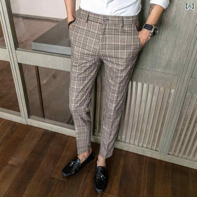 カジュアルパンツ メンズ 男性用 チェック柄 ...の紹介画像2