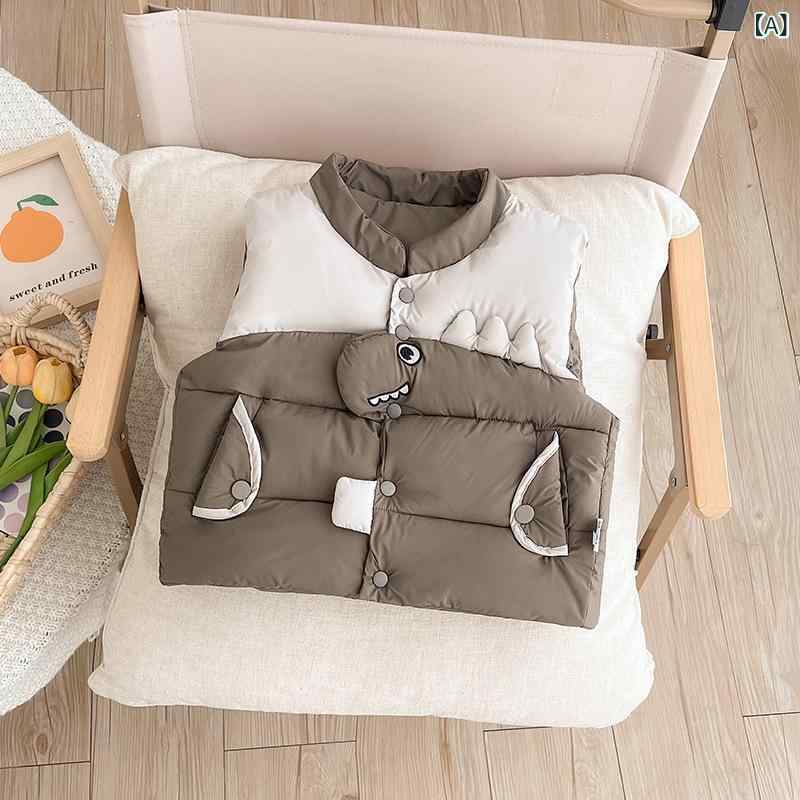 ベスト ベビー 男の子 子供 幼児 裏起毛 中綿入り ポリエステル 厚手 あったか ラ...