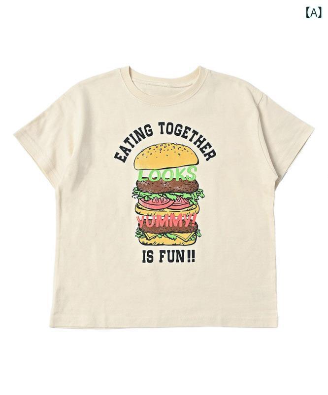 Tシャツ ベビー キッズ ユニセックス 半袖 春夏 かわいい キャラクター プリント ...