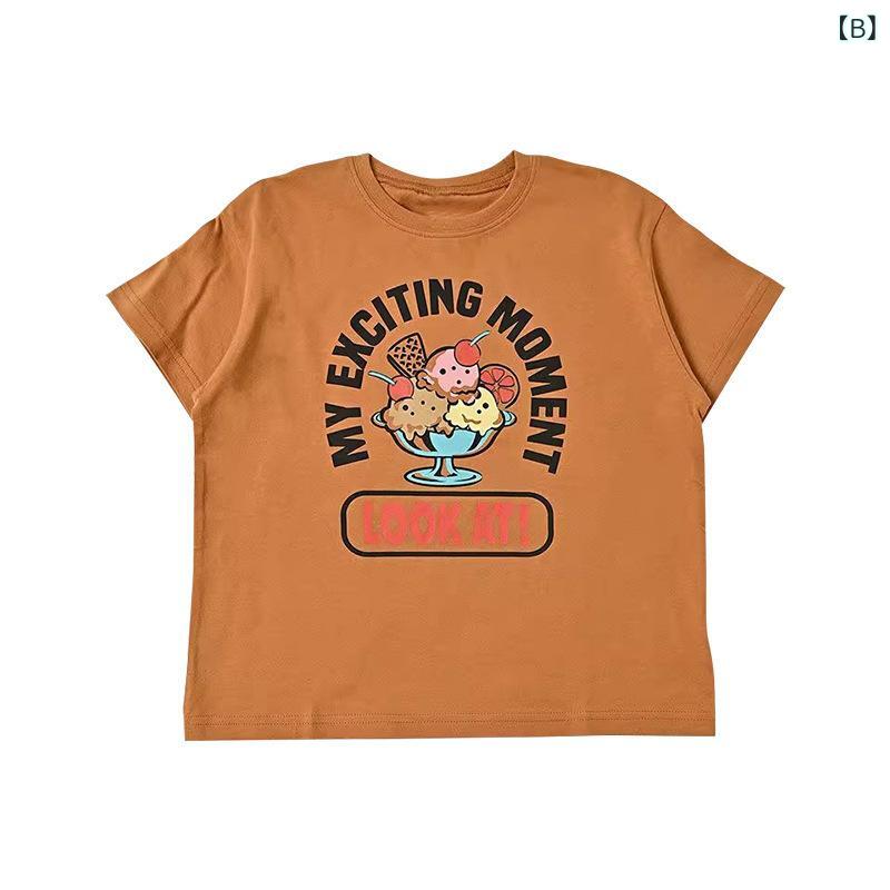 Tシャツ ベビー キッズ ユニセックス 半袖 春夏 かわいい キャラクター プリント ...