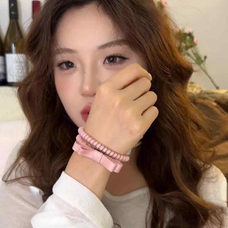 ヘアアクセサリー レディース ヘアゴム 髪ゴム 髪留め 伸縮性 跡がつかない スプリ...