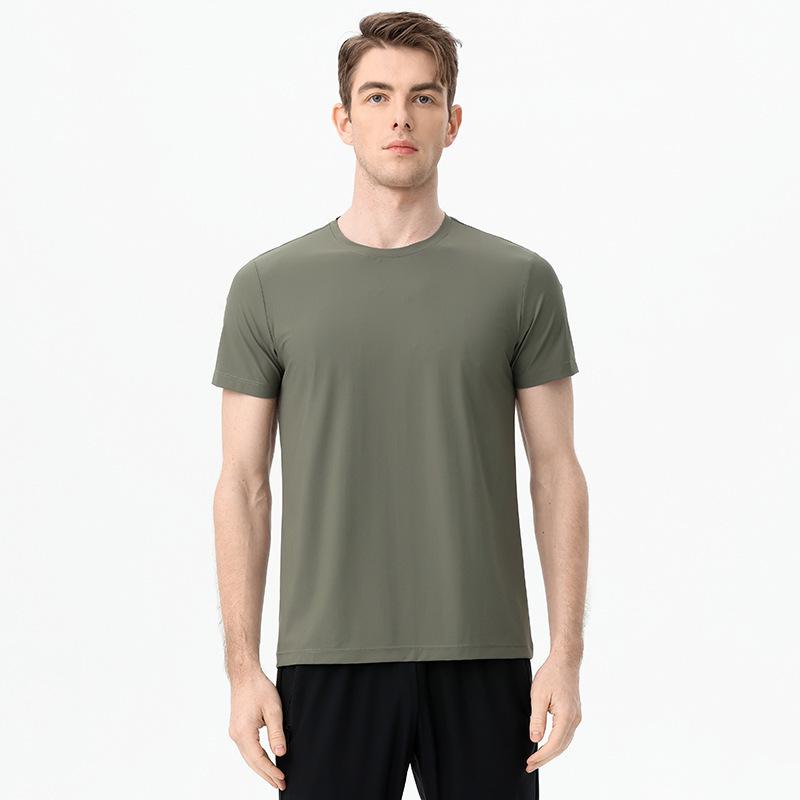 Rakuten - Tシャツ メンズ レディース 夏 接触冷感 吸湿速乾 クルーネック 丸首 半袖 無地 ゆったり ルーズ 高級感 シームレス 着回し 普段使い カジュアル 薄手