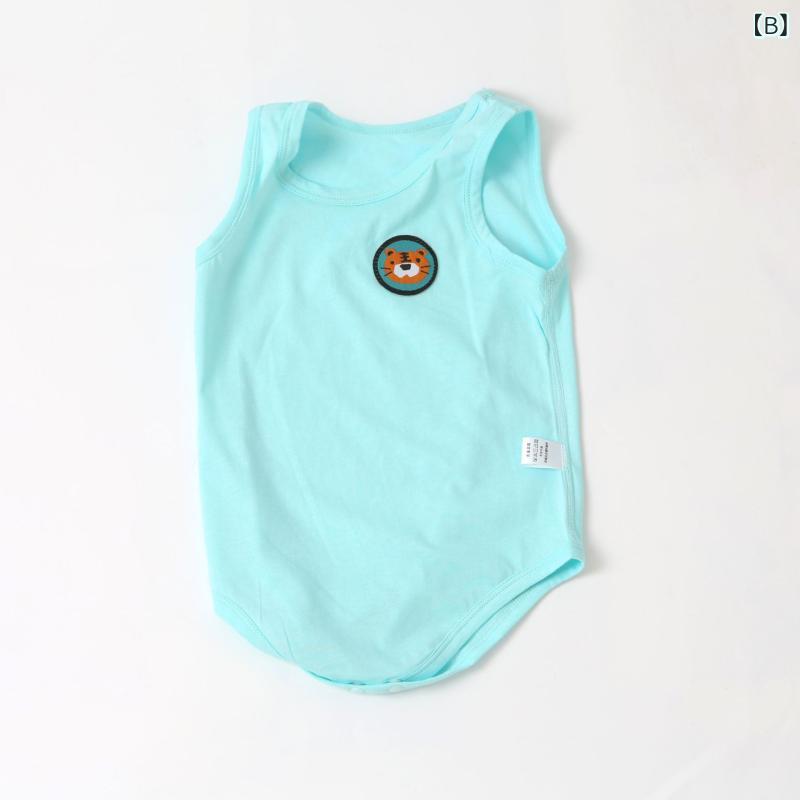 ベビー服 新生児 男の子 女の子 男女兼用 夏 綿 純綿 ロンパース ボディスーツ カ...