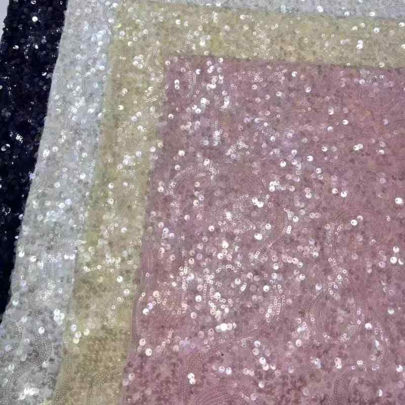 ドレス生地 ポリエステル 伸縮 ストレッチ メッシュ チュール クリスタル スパンコール ビーズ ラメ バラ柄 ランダム柄 幾何学模様 レース ウェディング フォーマル チャイナドレス クラシック 春夏