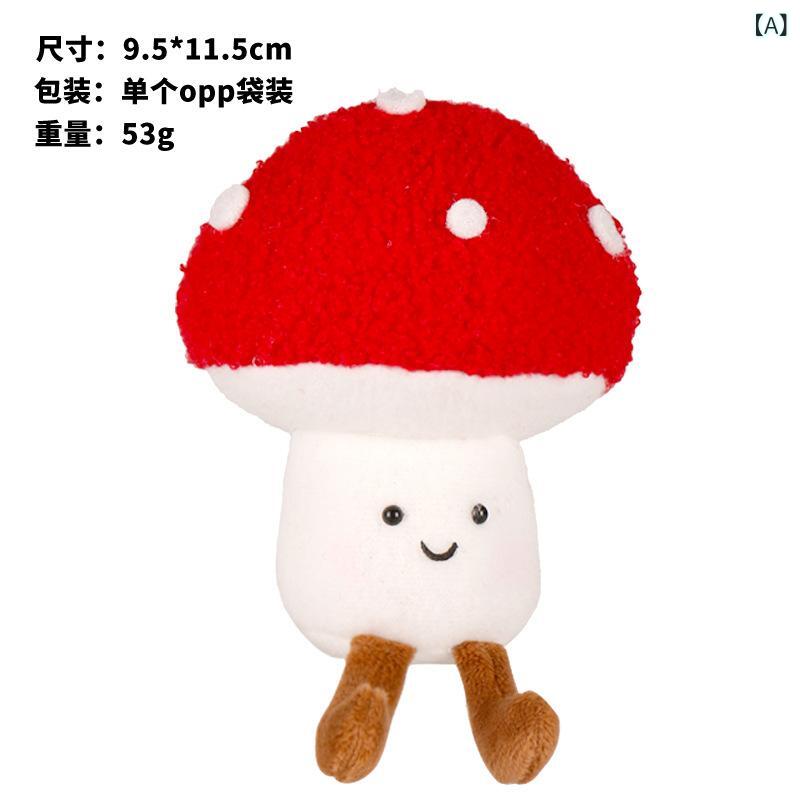 クリスマスオーナメント かわいい インスタ映え きのこ ぬいぐるみ マスコット リース 吊り下げ 置物 北欧風 おしゃれ エレガント 布製 ファブリック 装飾 デコレーション プレゼント ギフト インテリア 雑貨 2