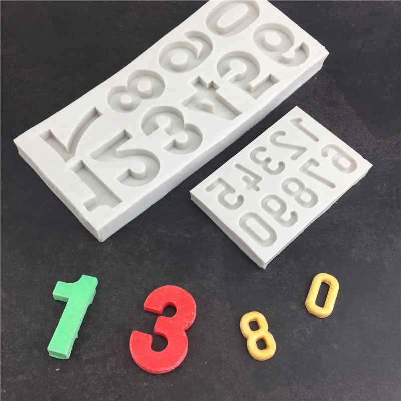製菓型 丸みのある数字 シリコンモールド DIY 手作り フォンダンケーキ チョコレート ロリポップ 型 デコレーション 誕生日 イベント お菓子作り 柔軟 耐久性 再利用可能