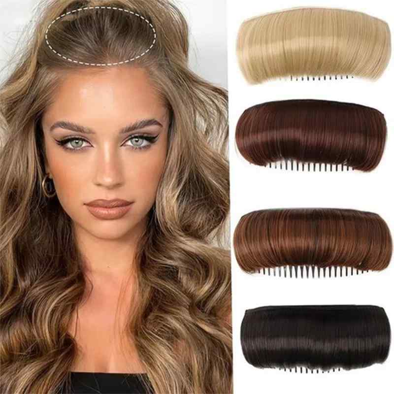 ・カテゴリ: 前髪ウィッグ・スタイル: ボリュームアップヘアパッド・対象: レディース・製法: マシンメイド・染髪・パーマ: 不可・素材: 耐熱ファイバー・前髪タイプ: ショートカール前髪・効果: ヘアスタイルの変更・製品特徴: 自然なボリュームアップ・カラー展開: 自然黒、ライトブラウン、ダークブラウン、ブラウンブラック・重量: 約18g・サイズ: 長さ約12cm、幅約5cm