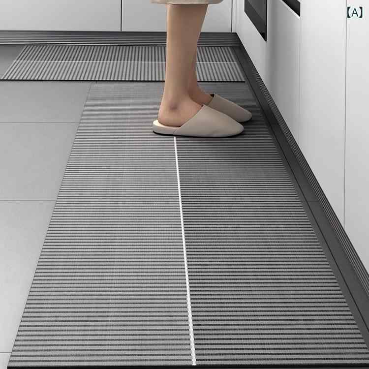 キッチンラグ 珪藻土 滑り止め 防水 吸水 速乾 耐摩耗 耐汚れ 水洗い シンプル モ...