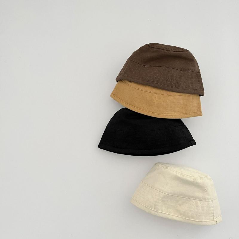 Hats - バケットハット ベビー キッズ 男の子 女の子 韓国風 春夏 薄手 カジュアル UV対策 コットン ストリート 中性 軽量 0-3歳対応 かわいい お出かけ