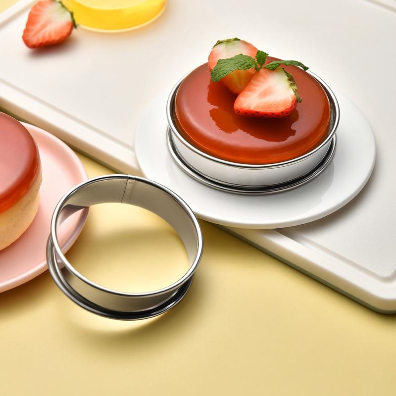 ケーキ型 ステンレス 二重フチ巻き 