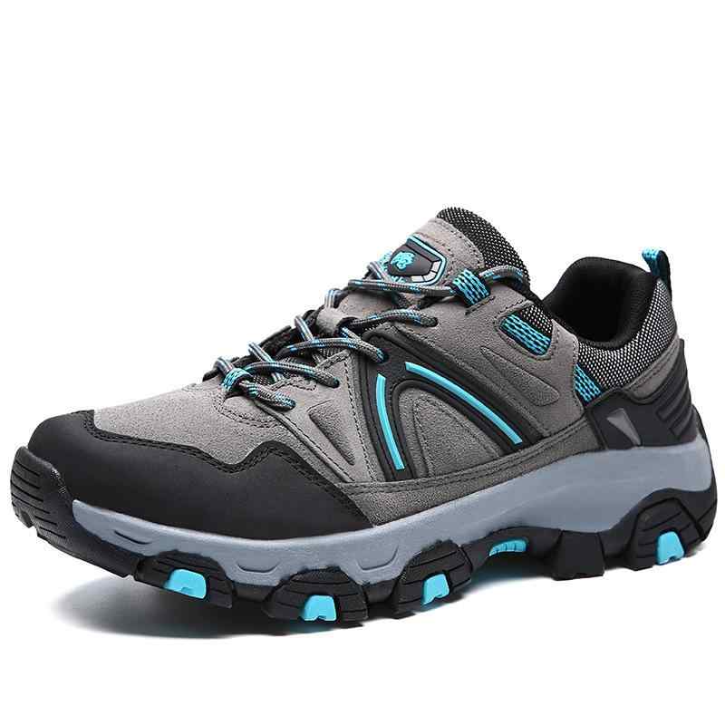 登山靴 メンズ レディース ハイキングブーツ トレッキング キャンプ ランニング アウトドア 耐久性 軍靴 機能性 透気性 メッシュ 防滑ソール 合成革 ローカット 秋冬 緑 灰 茶色