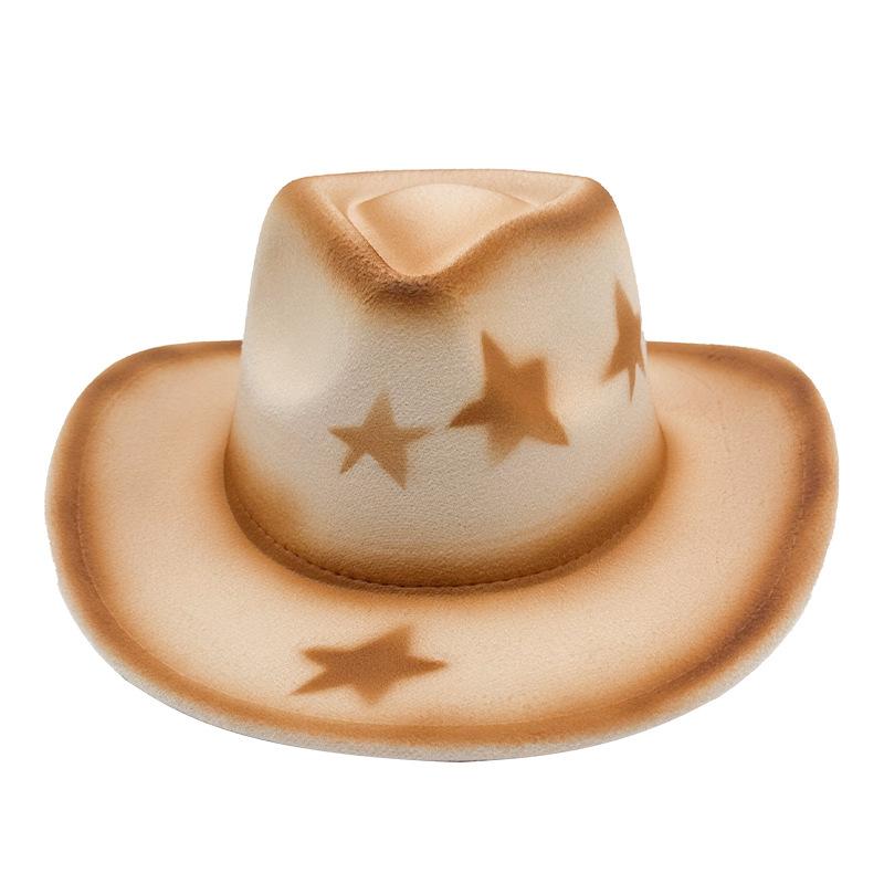 ・商品カテゴリ: デニムハット・帽頂スタイル: ベル型・つばスタイル: 広つば・カラー: ダークカーキ, ダークブラウン, ホワイト, ダークブルー, ライトカーキ, ダークベージュ・サイズ: M（56-58cm）・機能: 通気性, 遮光, 防虫, 耐衝撃・主素材含有率: 96%以上・スタイル: ジャズスタイル・生地名: フェルト生地・主素材成分: ポリエステル・スタイル分類: レトロアート・加工技術: ハンドメイド・トレンド要素: 民族調スタイル