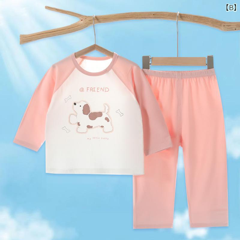 パジャマ ルームウェア ベビー キッズ 男女兼用 赤ちゃん 子供服 春夏 モダール キ...