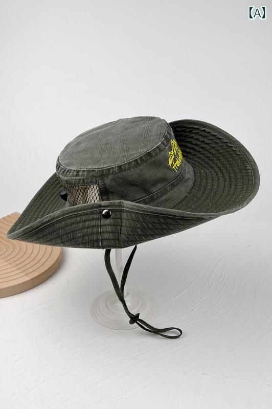 ハット レディース メンズ デニム コットン 混紡 バケットハット サファリハット 平天 つば広 登山 キャンプ 釣り フェス アウトドア レジャー 通気性 UVカット 日よけ 防風 小顔効果