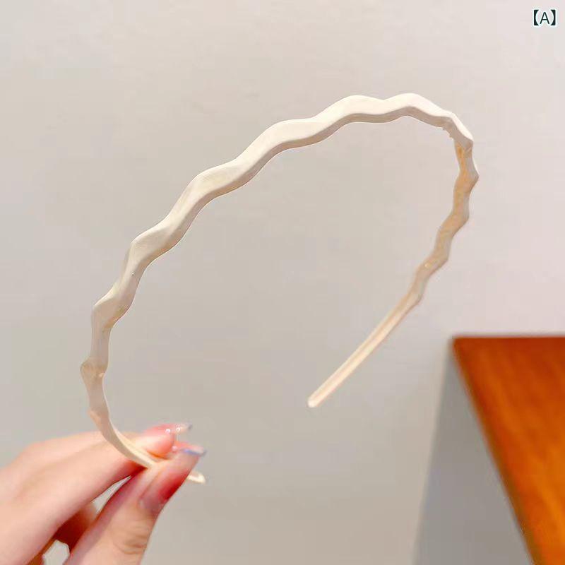 Rakuten - ヘアバンド レディース シンプル デザイン キャンディカラー ミルクホワイト ピンク ブルー 夏 かわいい 小顔効果 洗顔 メイク時 ヘアクリップ ファッション アクセサリー 通勤