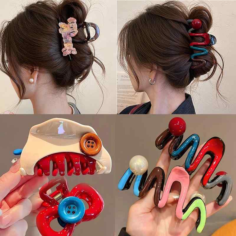 ・カテゴリ: ヘアアクセサリー・種類: シャーククリップ・スタイル: スイートクール・対象: 女性