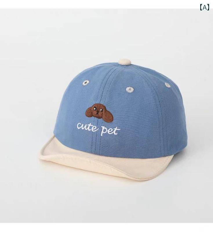 Hats - キャップ ベビー キッズ 男の子 女の子 幼児 春夏 薄手 ベースボールキャップ 日よけ帽 ソフトつば 通気性 紫外線対策 綿素材 かわいい お出かけ 普段使い 万能